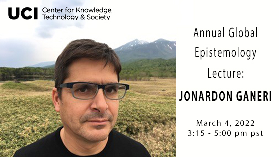 The KTS Annual Global Epistemology Lecture Presents: Jonardon Ganeri