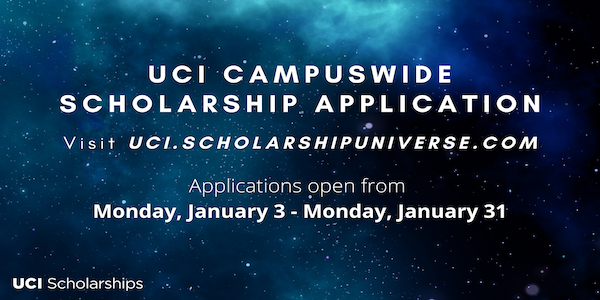 Apply for UCI Scholarships