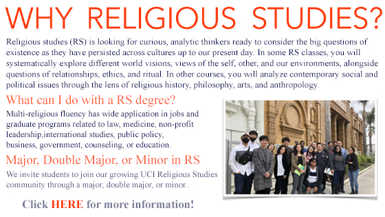 Consider a Major, Double Major or Minor in Religious Studies!