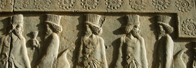 Reliefs depicting representatives of the 28 nations of the Persian Empire